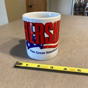 Hersheys The Great American Chocolate Bar Mug Coffee Cup Red, White, Blue